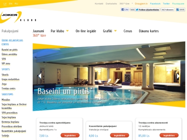 Joker klubs, Portuns, SIA